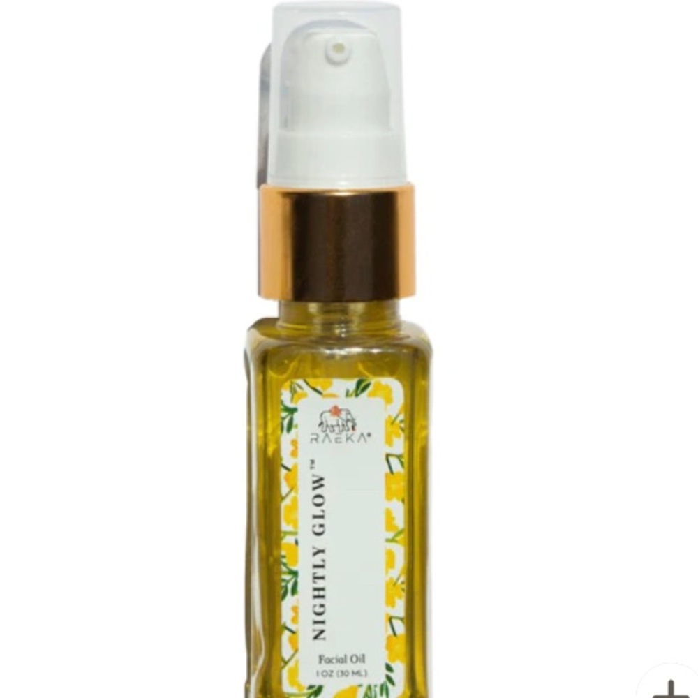 RAEKA Nightly Glow 1 Fl Oz Facial oil for night time. Made in India.